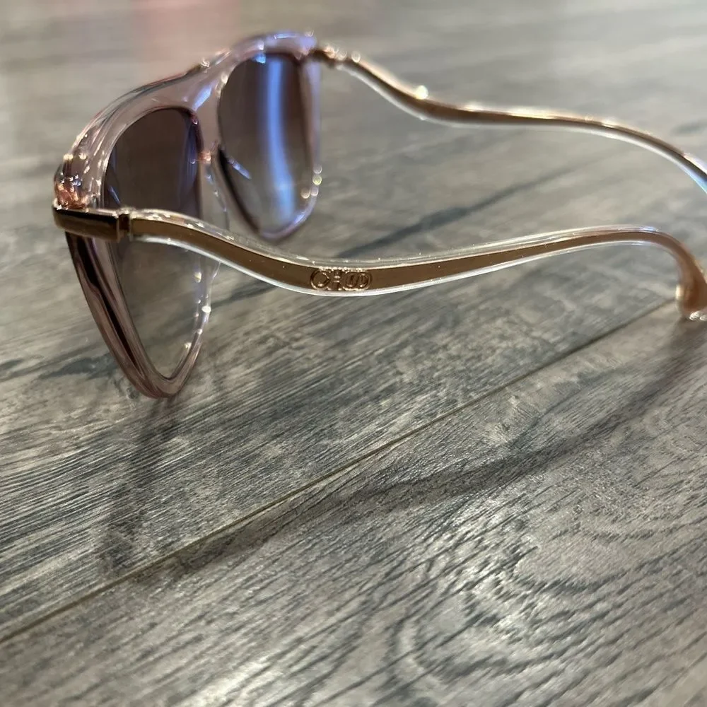 Jimmy Choo Chic Rose Gold Sunglasses